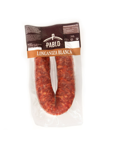 Longaniza blanca vacío individual 470 grs.