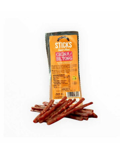 Cured beef "cecina" sticks